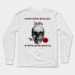 Death Skull Rose Long Sleeve T-Shirt